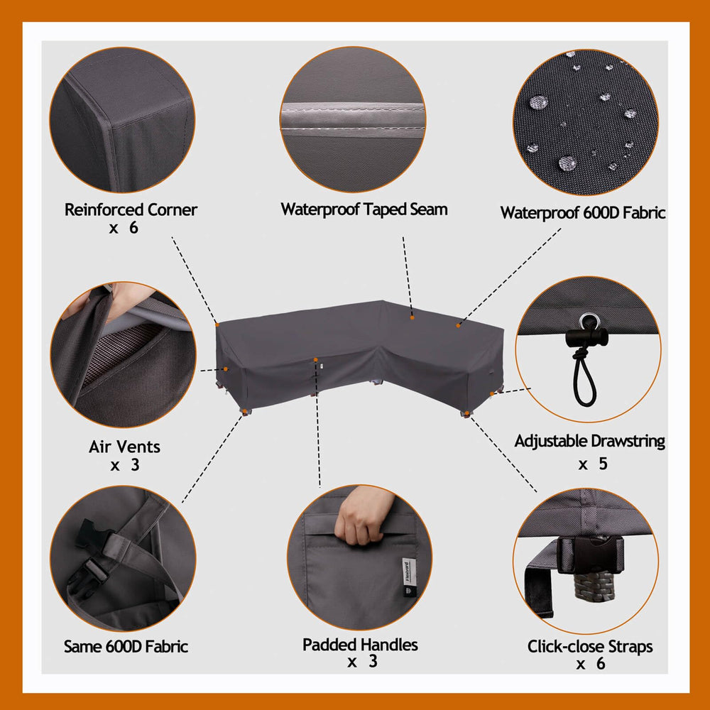 Flexiyard laminated backing and seam detail preventing water penetration