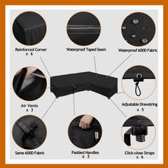 Flexiyard padded handle detail for easy pulling and removal benefit
