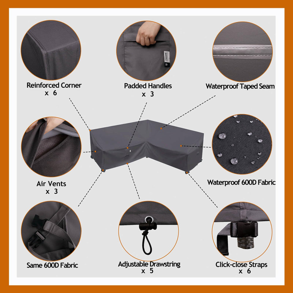 Flexiyard padded handle detail for easy fitting and removal benefit