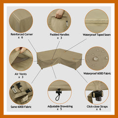 Flexiyard padded handle detail for easy fitting and removal benefit