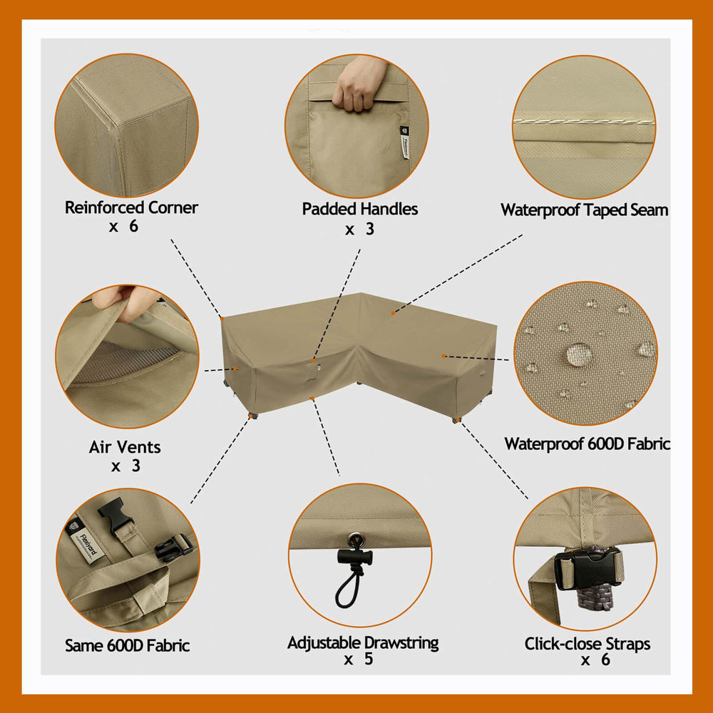 Flexiyard padded handle at side for easy fitting and removal benefit