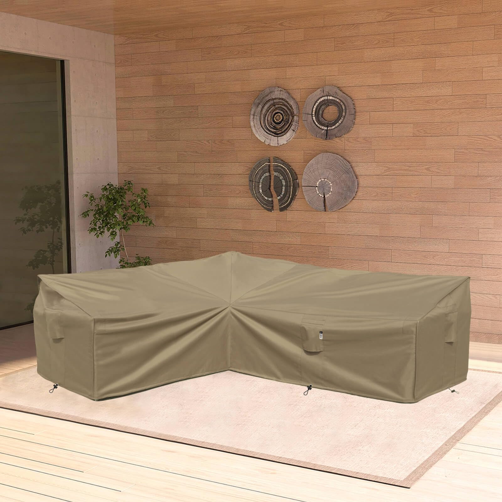 Flexiyard water beading on cover surface demonstrating waterproofing