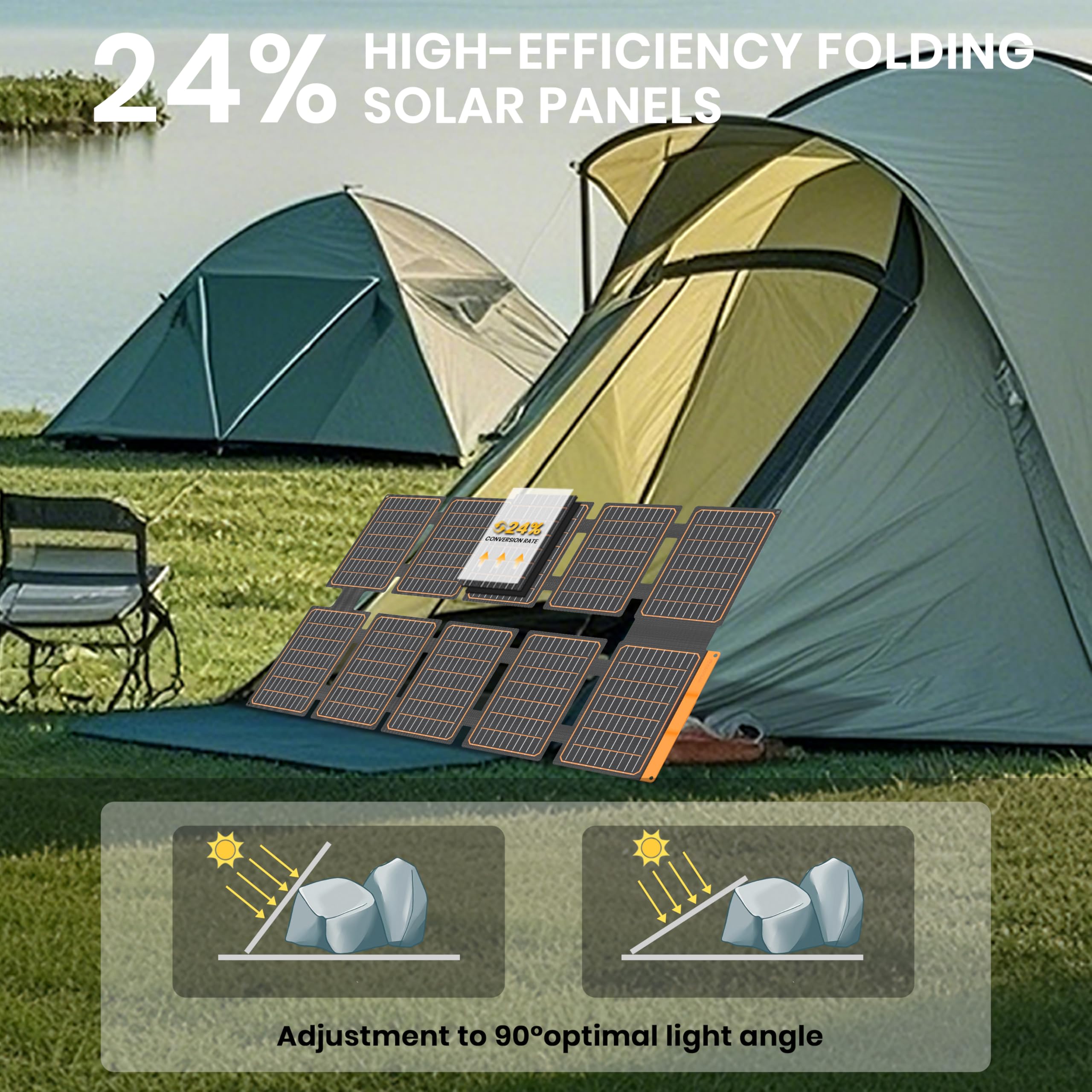 FlexSolar ETFE close-up showing durable laminate and weather resistance benefit