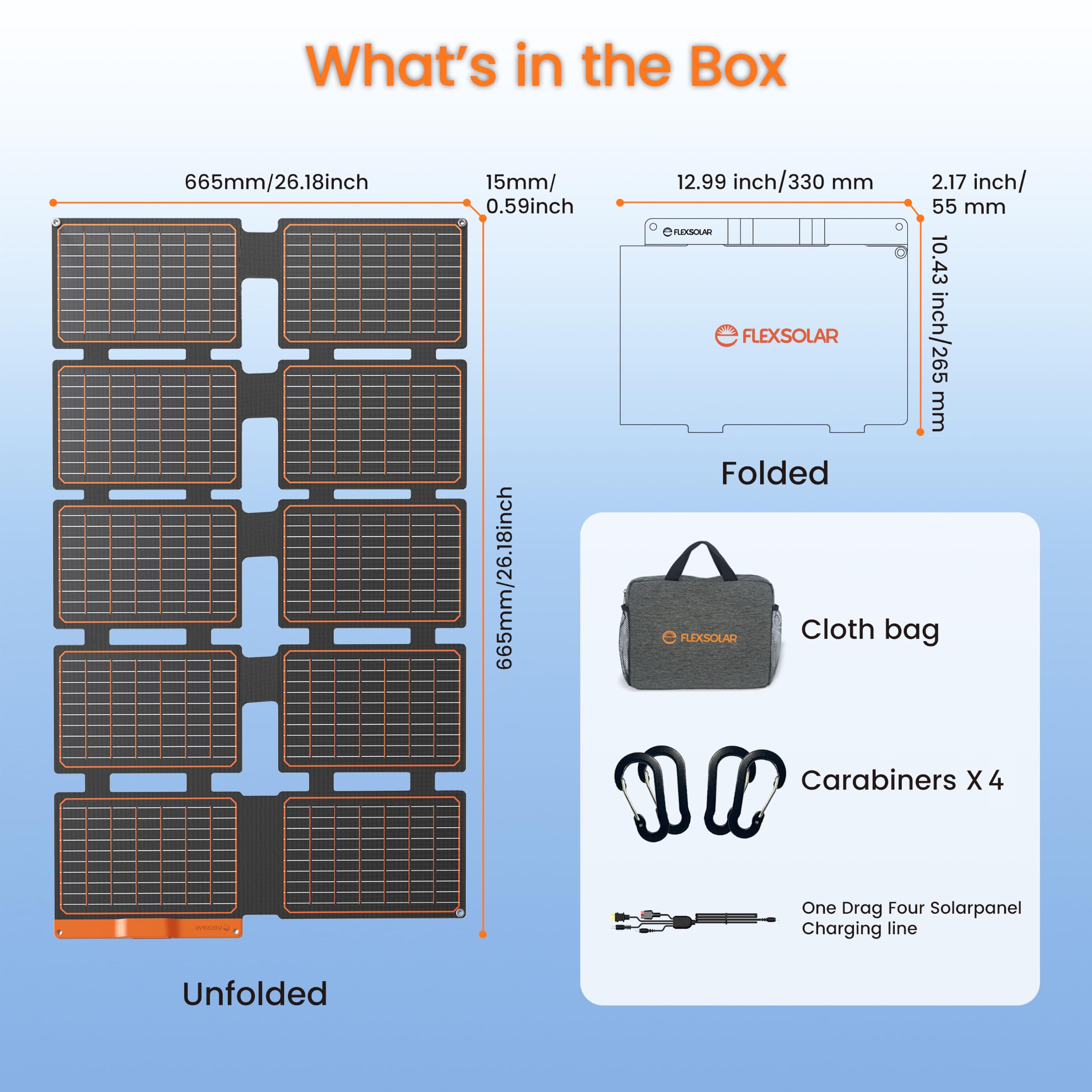 FlexSolar close-up of monocrystalline cells highlighting higher efficiency