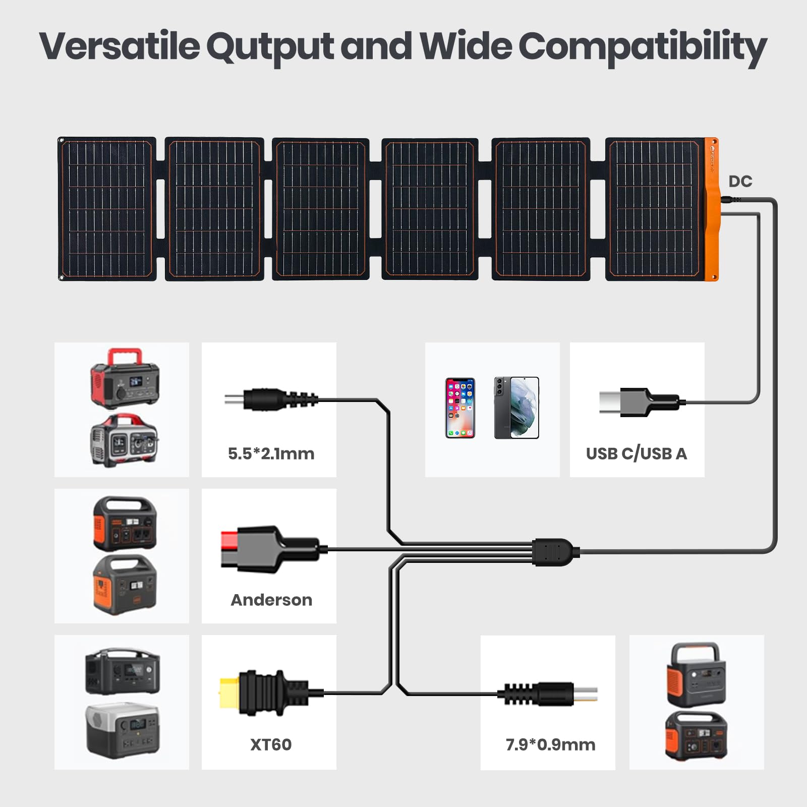 FlexSolar next to a backpack to show scale and lightweight design for hikers