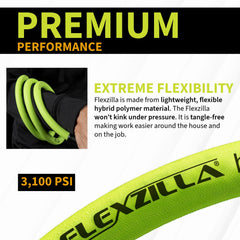 Flexzilla M22 fittings detail showing secure connection and leak resistance