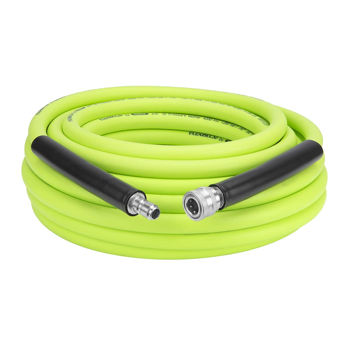 Flexzilla front packaging showing 50ft hose and benefits