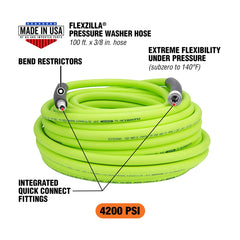 Flexzilla hose surface close-up showing durable hybrid polymer for longevity