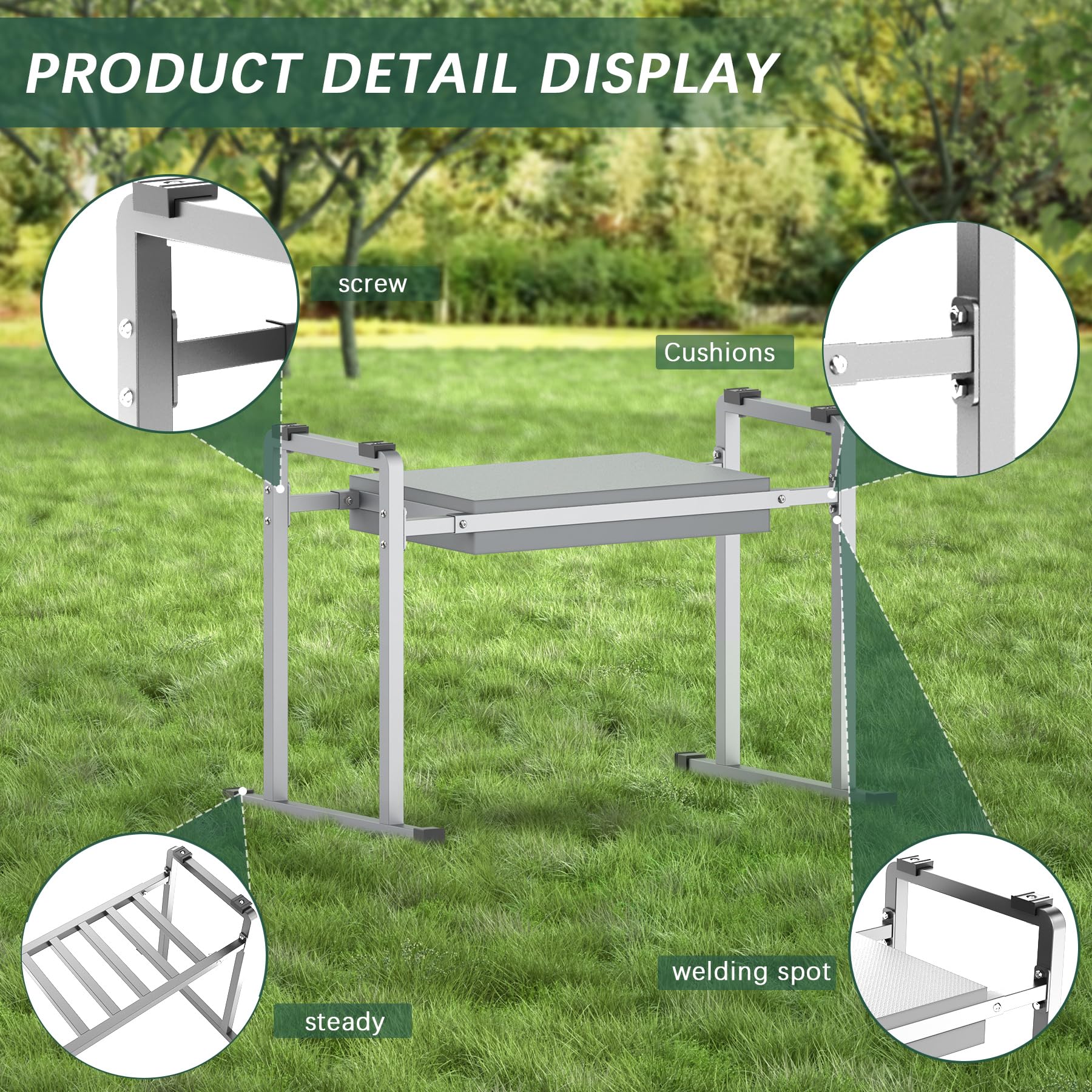 FLINTER folded storage comparison illustrating compact portability and space saving