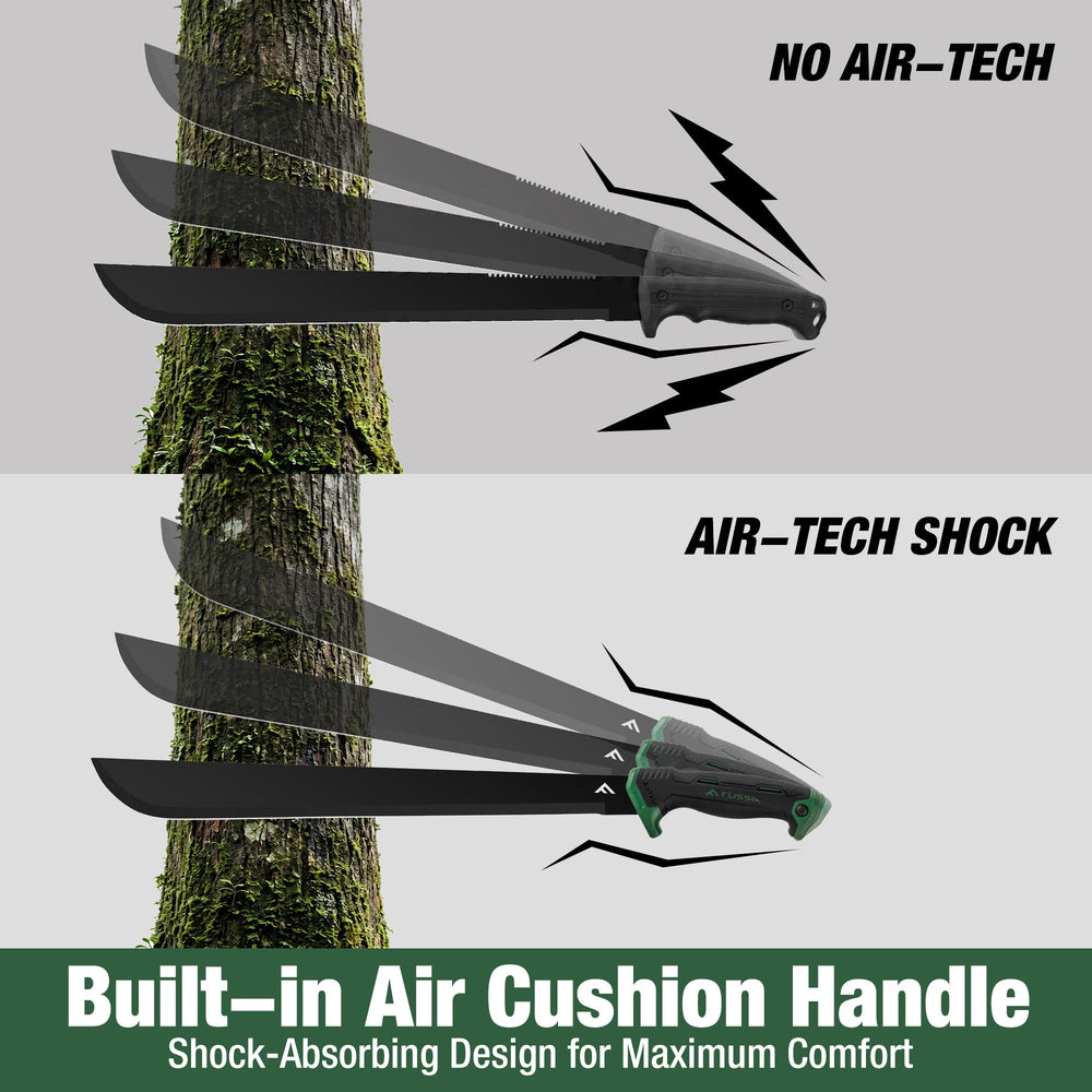 FLISSA blade close-up showing stainless edge and corrosion resistance benefit