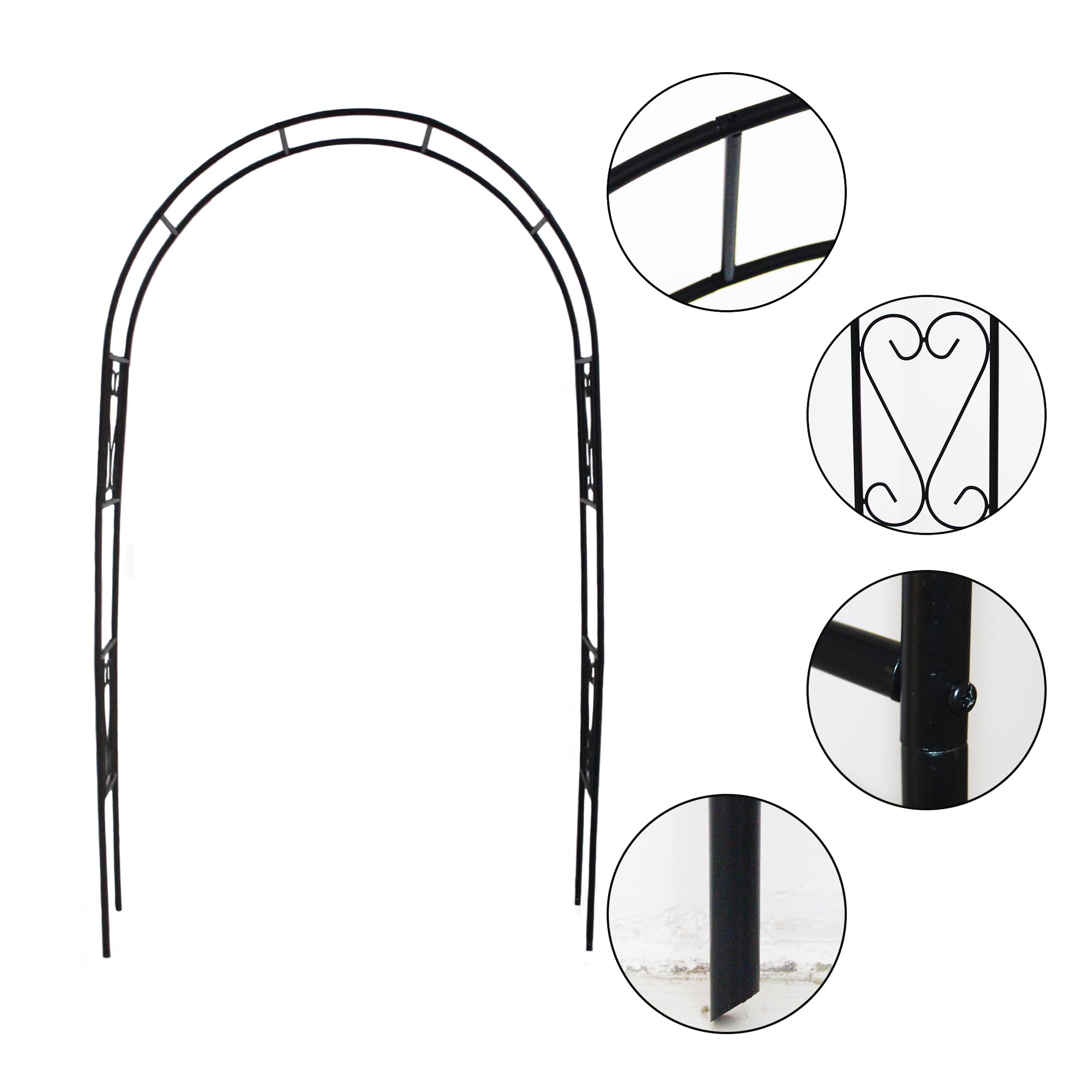 Flohover ground stakes and base components for secure anchoring