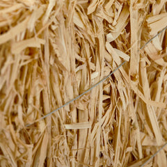 FloraCraft bale tied with galvanized wire showing rust-resistant durability