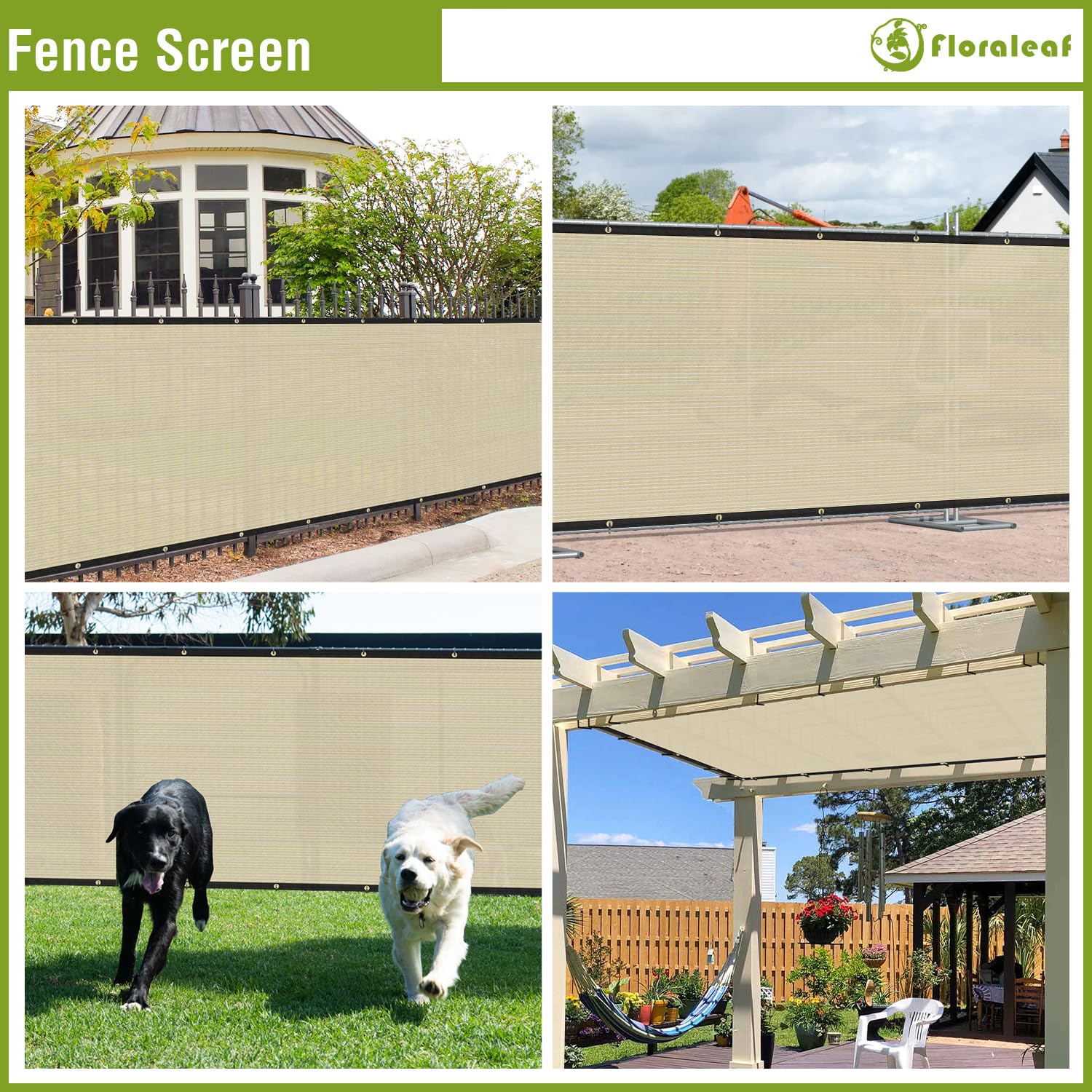 FLORALEAF close-up of HDPE mesh texture showing durable breathable fabric