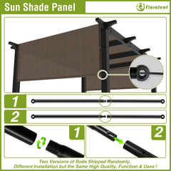 FLORALEAF reinforced grommet edge offering easy installation and stability