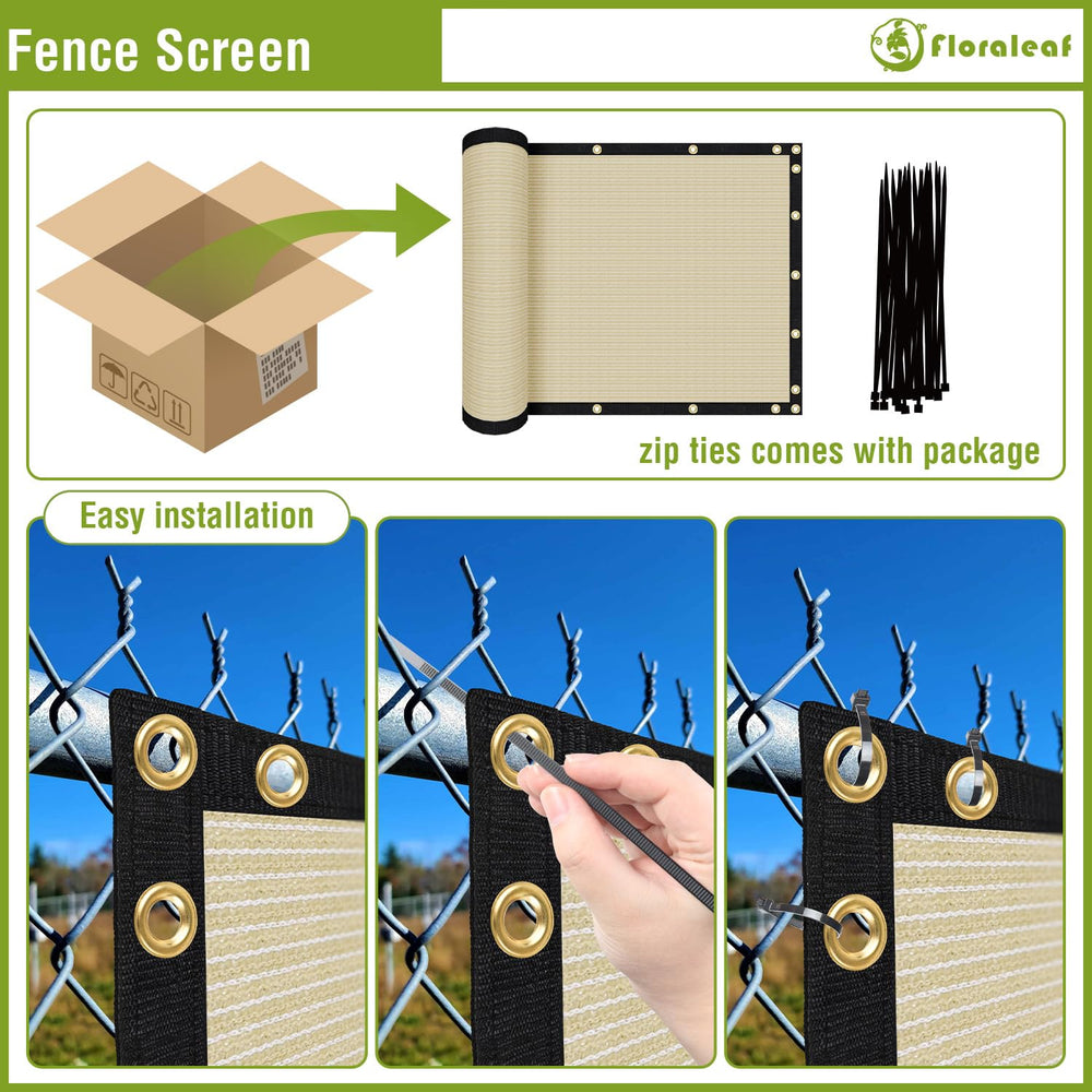 FLORALEAF included zip ties and hardware for fast, tool-free installation