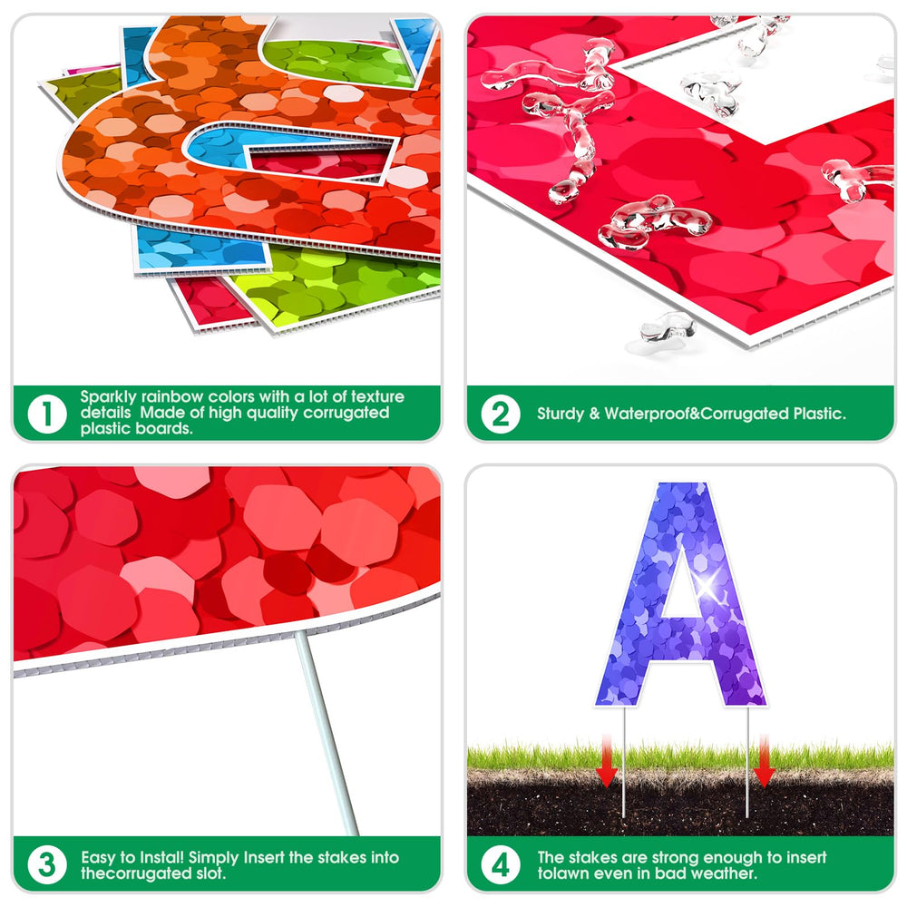 Flordeluna fiberglass stakes bundled together showing rustproof durability for outdoor use