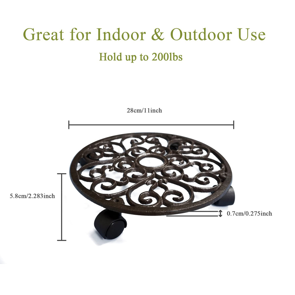 FLORWOD close-up of floral cast iron detail showing durable finish and ornamental appeal