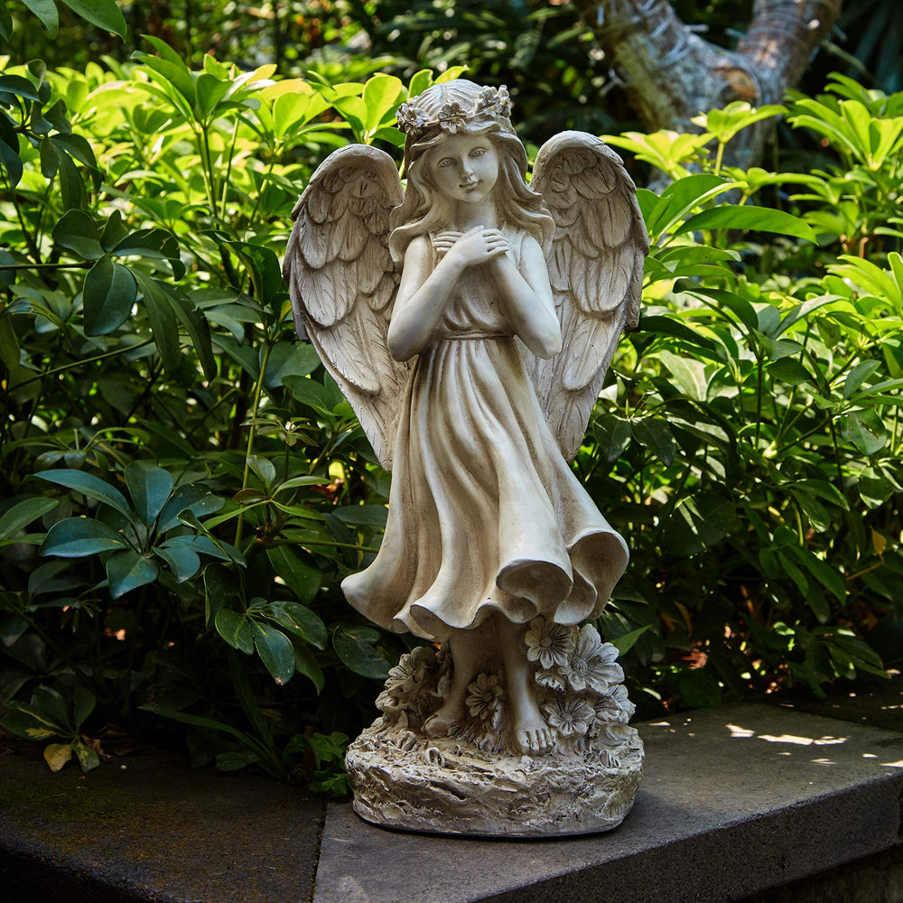 Floryden angel back detail showing weatherproof construction benefit
