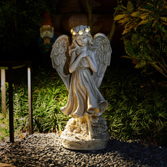 Floryden angel close-up of face and hands highlighting fine detail benefit