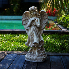 Floryden angel front view showing graceful silhouette and ambient light benefit