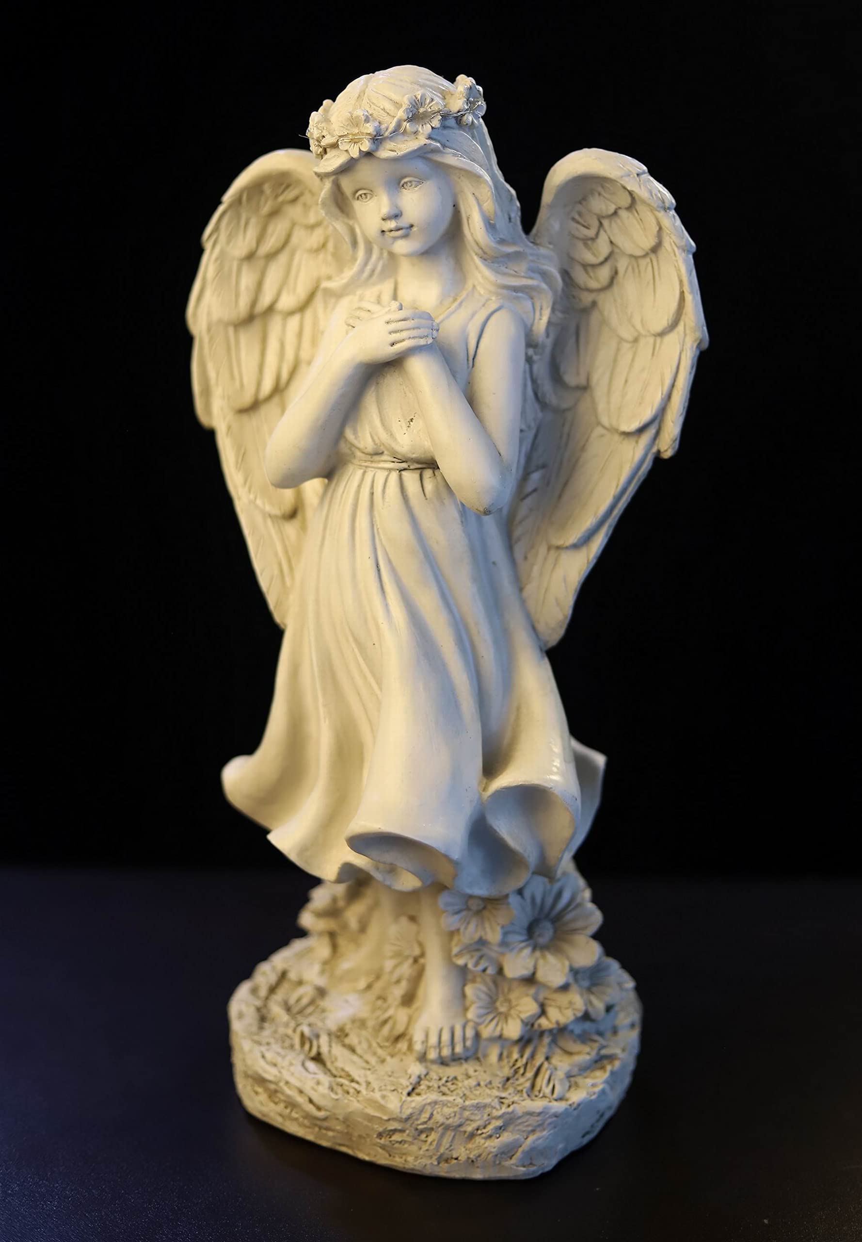 Floryden angel on cemetery plot showing respectful memorial benefit