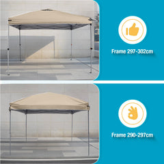 FLOUREE adjustable corner strap close view securing canopy tightly and preventing sag