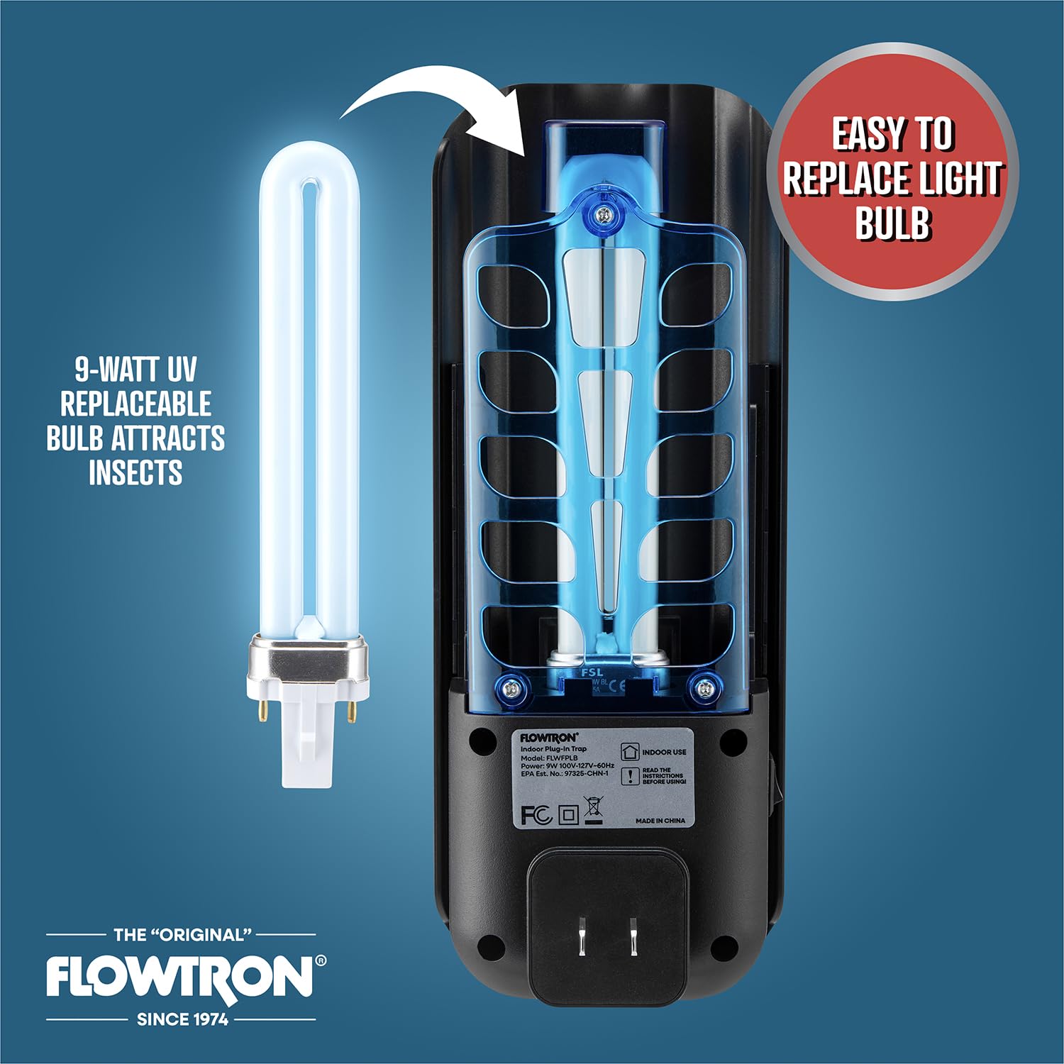 Flowtron adhesive board pack included in kit showing quick-swap replacement convenience benefit