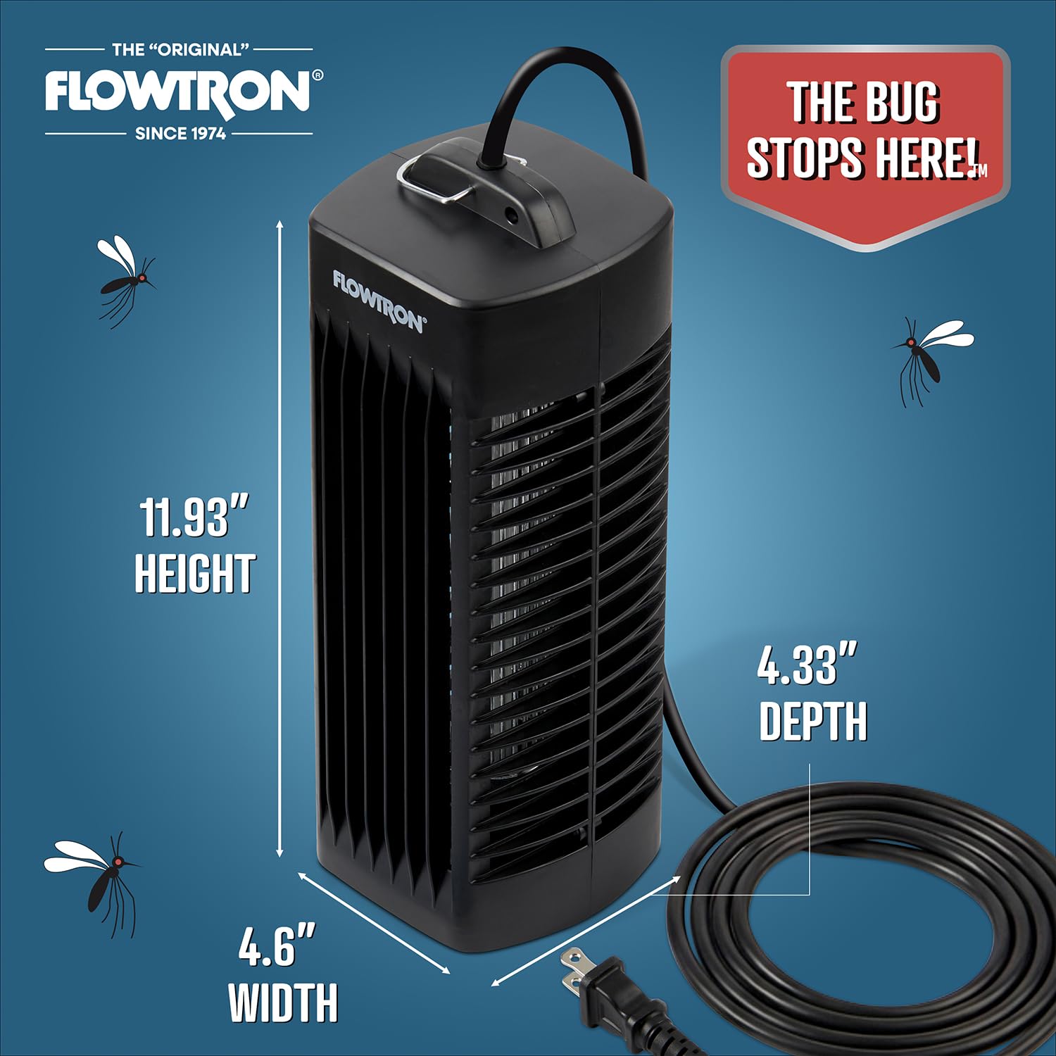 Flowtron detailed shot of the 1000V electric grid that delivers fast insect elimination