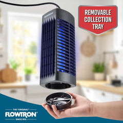 Flowtron placed on a kitchen counter demonstrating discreet indoor insect protection
