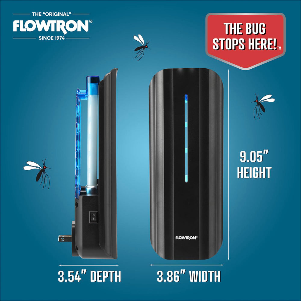 Flowtron in restaurant back area blending with decor and providing silent pest control benefit