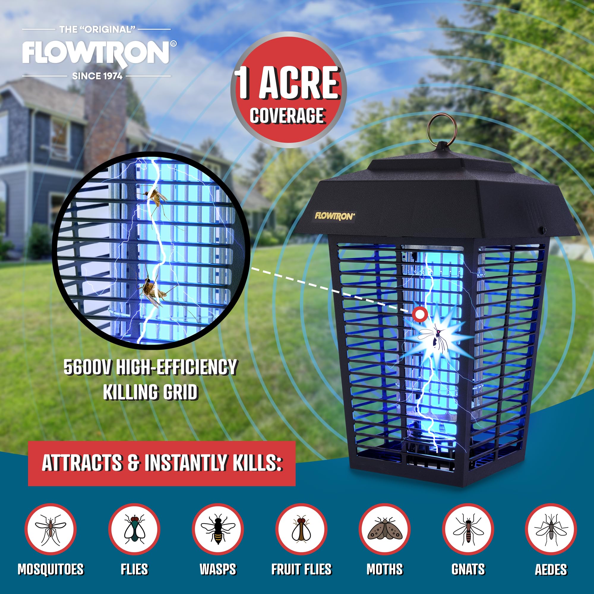 Flowtron octenol lure packet displayed boosting mosquito attraction