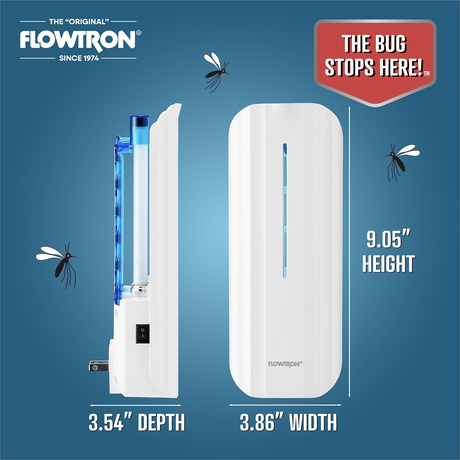 Flowtron retail kit box with two adhesive boards included for quick maintenance