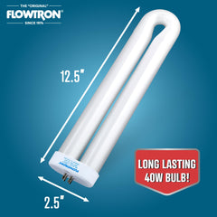 Flowtron bulbs in hand showing scale and confirming correct BF-190 compatible fit