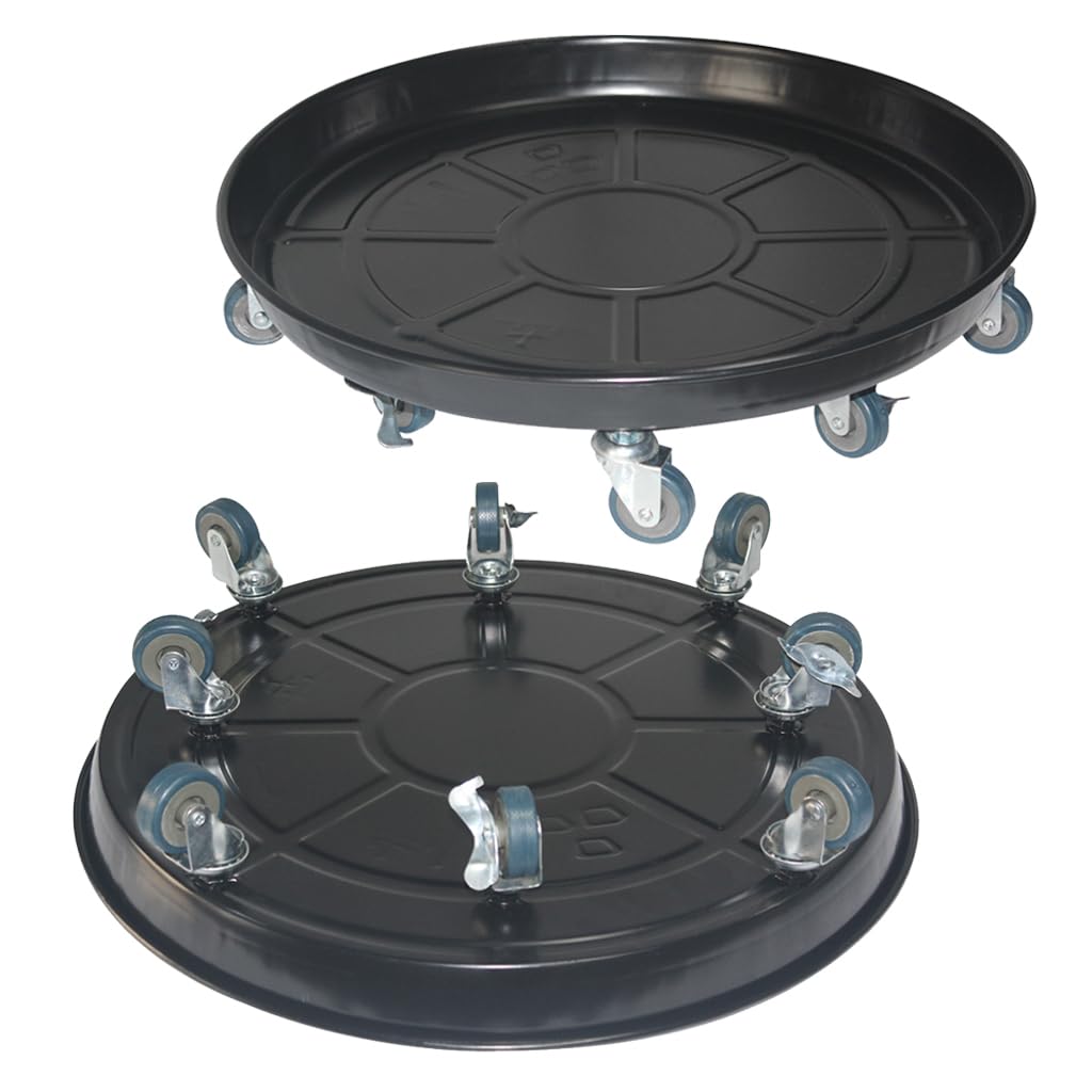 FLRISNTIG underside view of eight casters showing balanced weight support