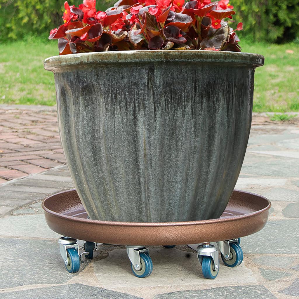 FLRISNTIG tray depth close-up showing 1.8-inch rim that captures water and prevents floor spills