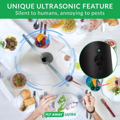 Fly Away Product close-up of soft-touch fan blade ensuring child-safe operation