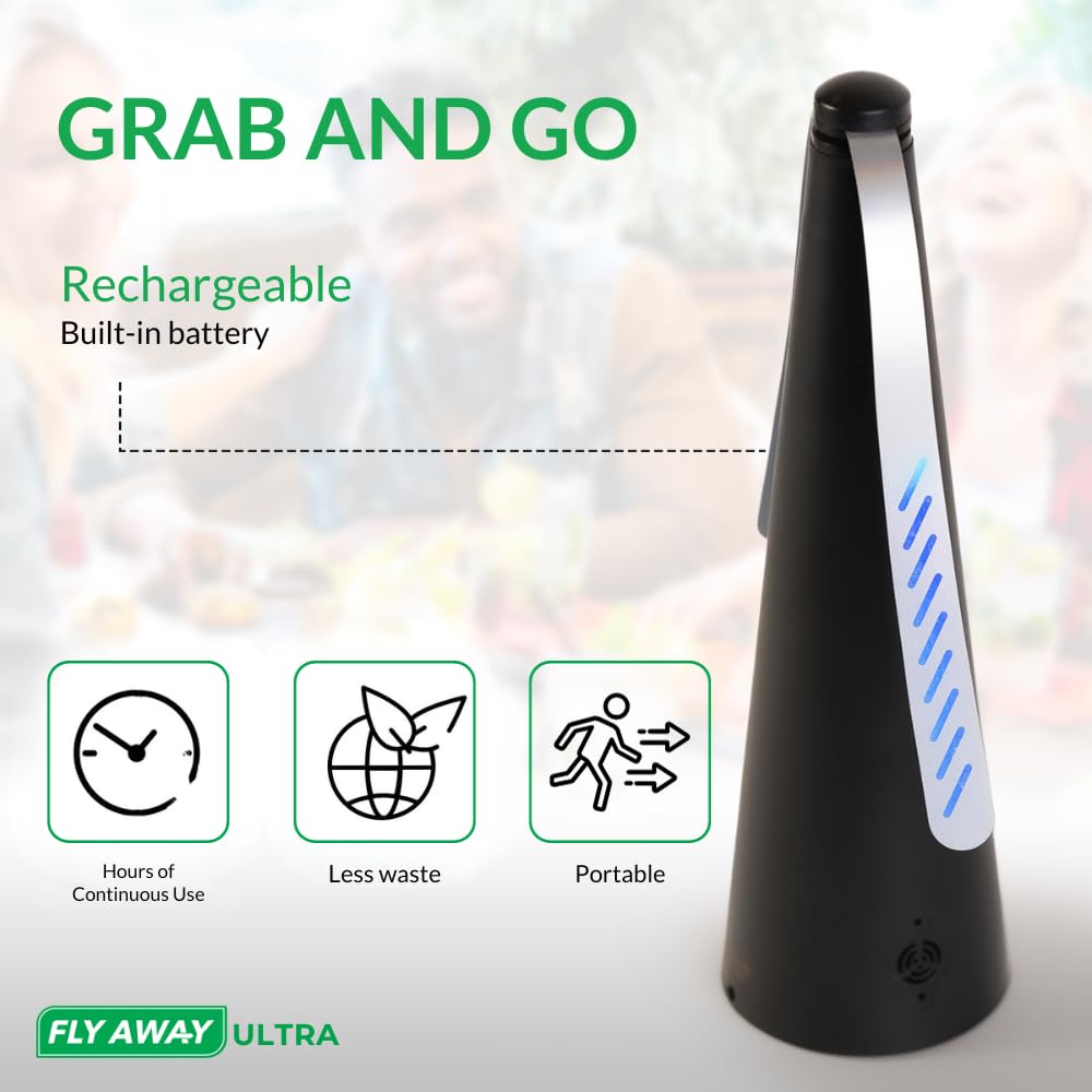 Fly Away Product ultrasonic speaker detail that deters pests without human noise