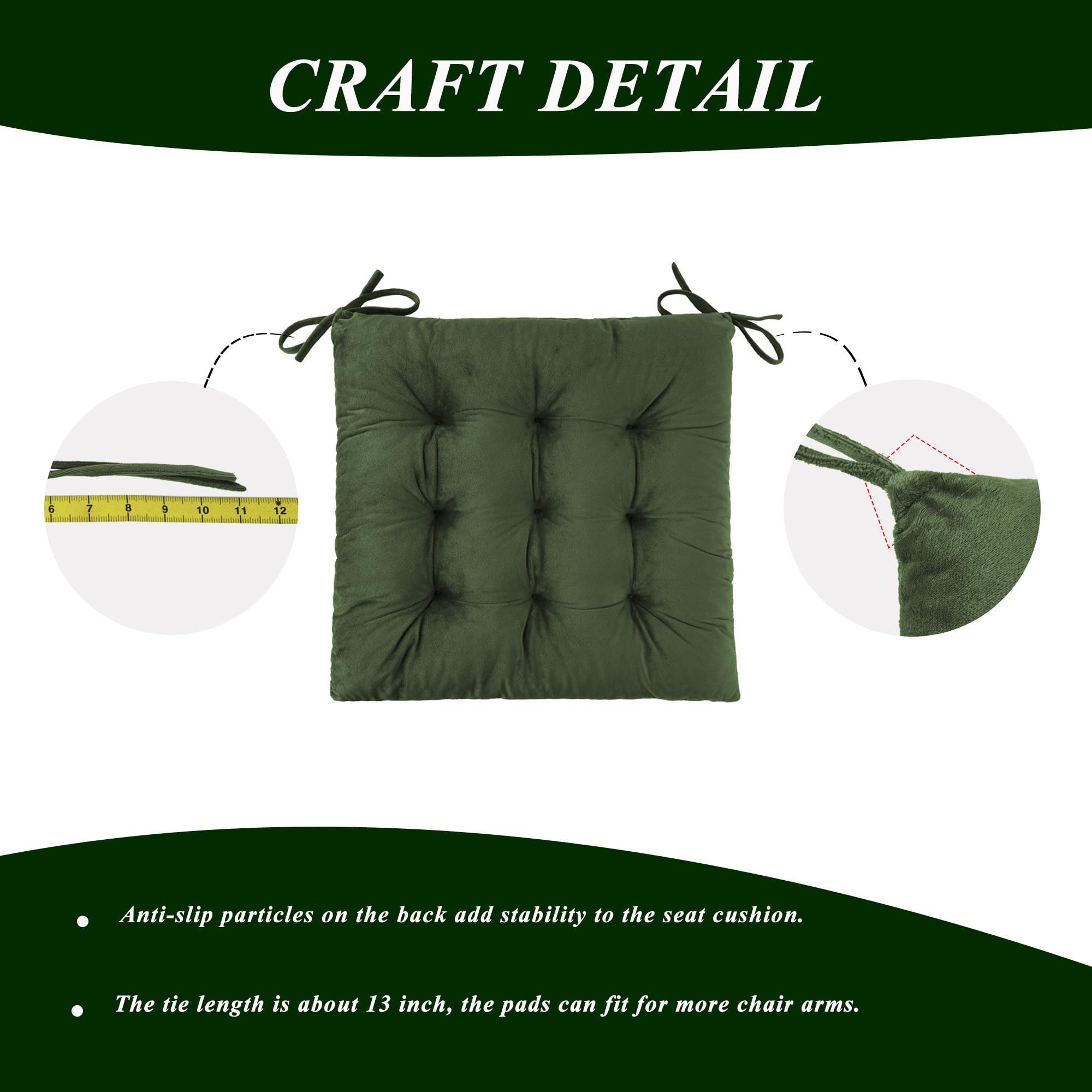 FlyGulls cushion placed on a dining chair for size comparison and versatile fit