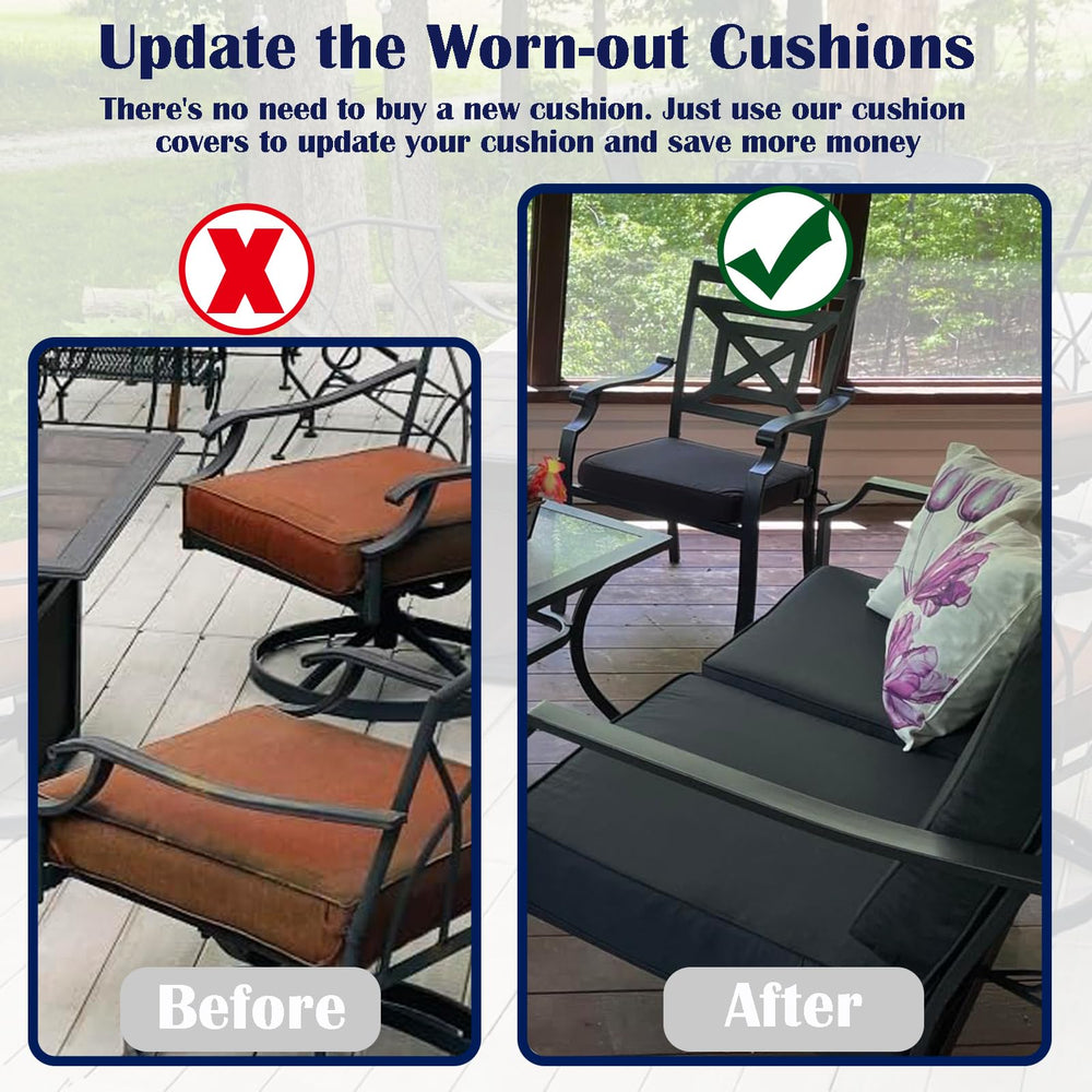 FLYMEI applied on dining chair seat for versatile indoor-outdoor use