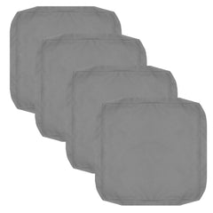 FLYMEI front view of four grey cushion covers showing neat fit and protection