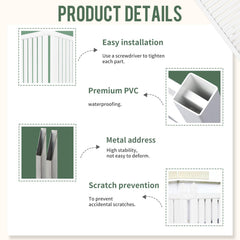 FLYYIBO panel installed around AC unit providing discreet protection and airflow visibility