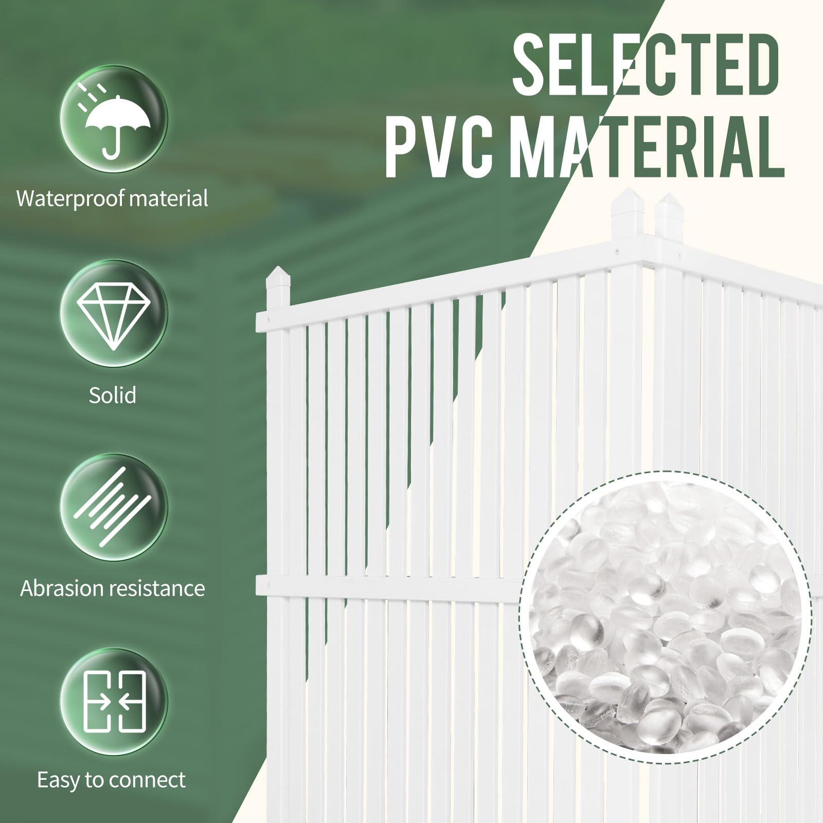 FLYYIBO panel beside trash cans showing scale and tidy concealment benefit