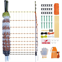FMFenceTrix front packaging and rolled fence showing quick-deploy convenience