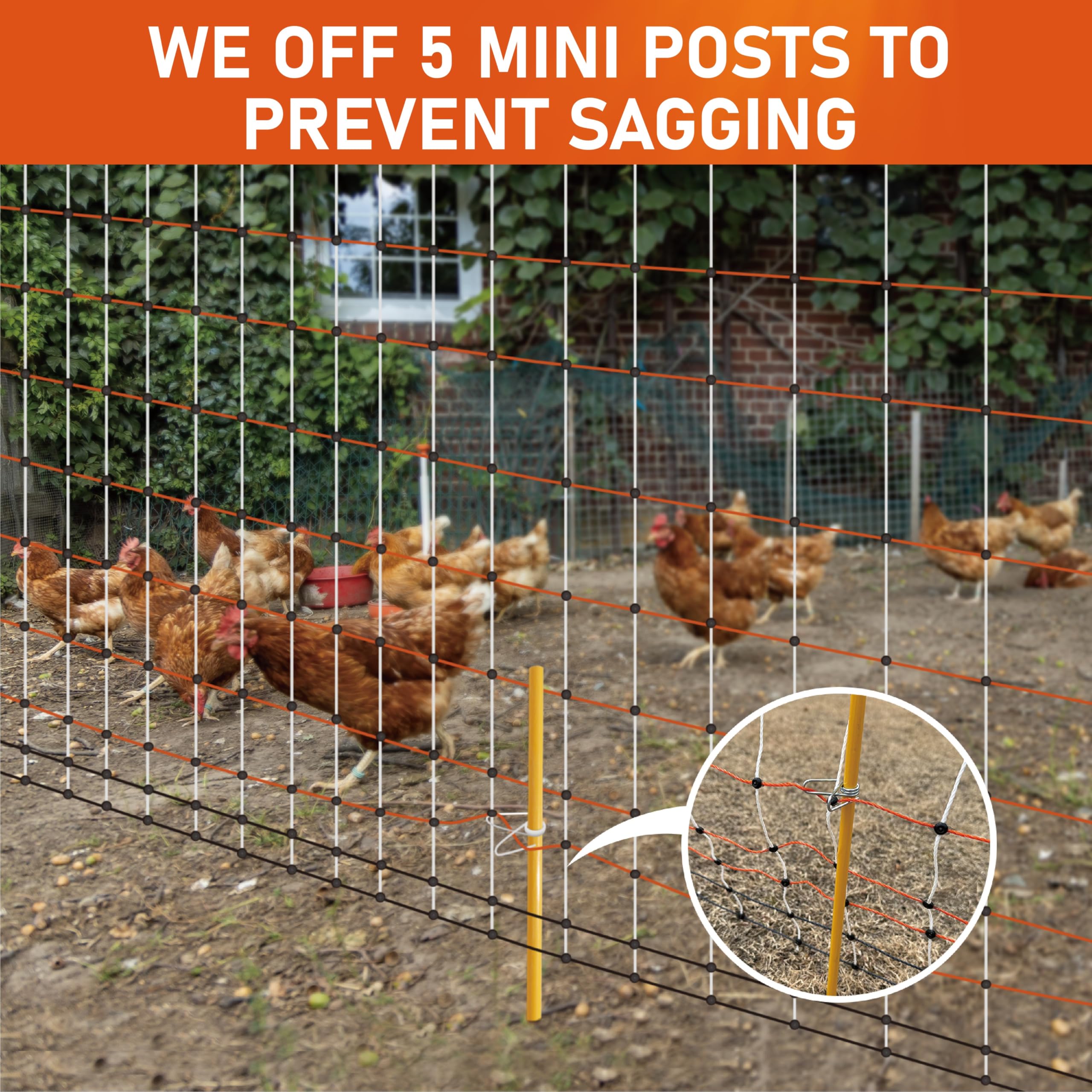FMFenceTrix height comparison illustrating adjustable 41.3 to 53.1 inches