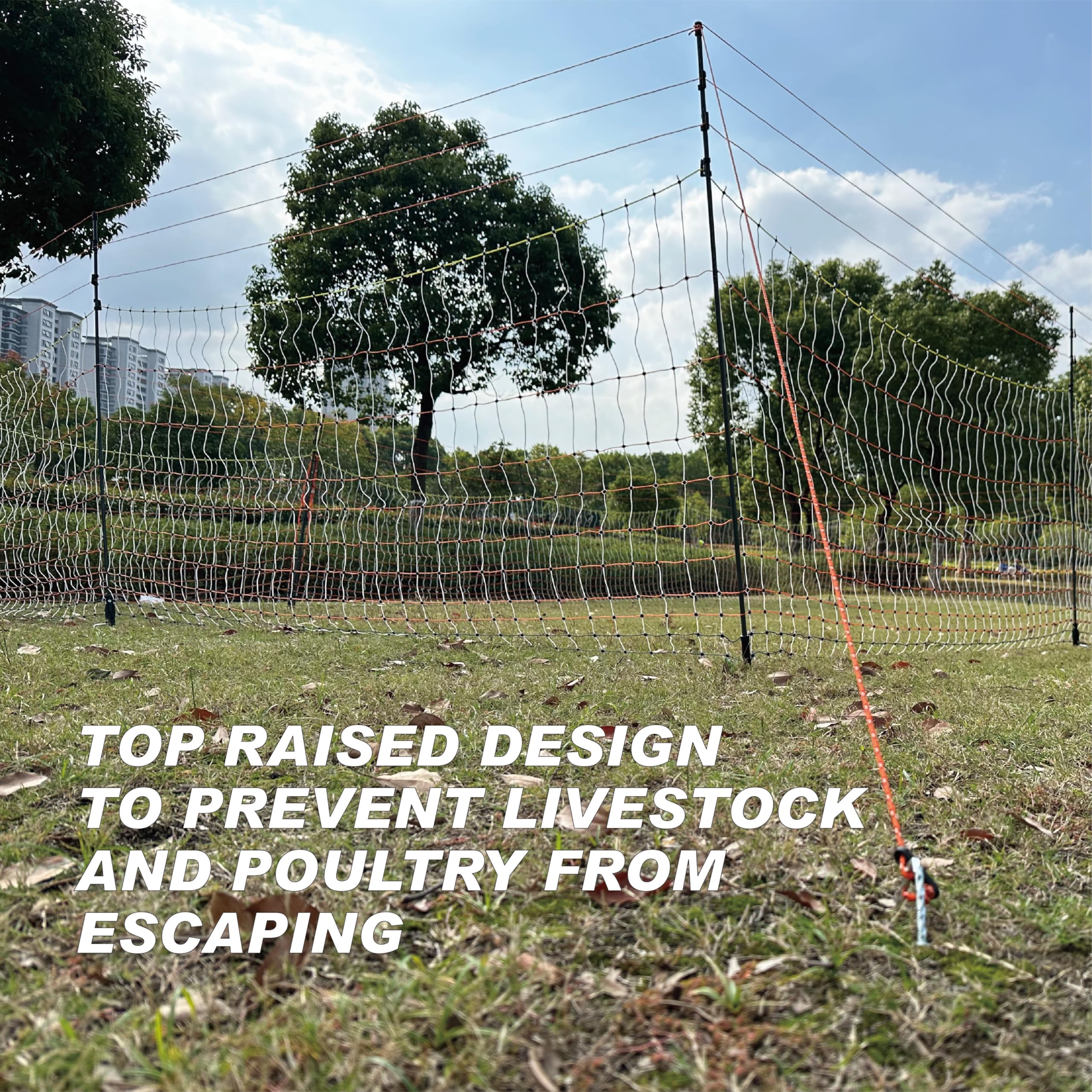 FMFenceTrix posts and mini supports ensuring minimal rope sag