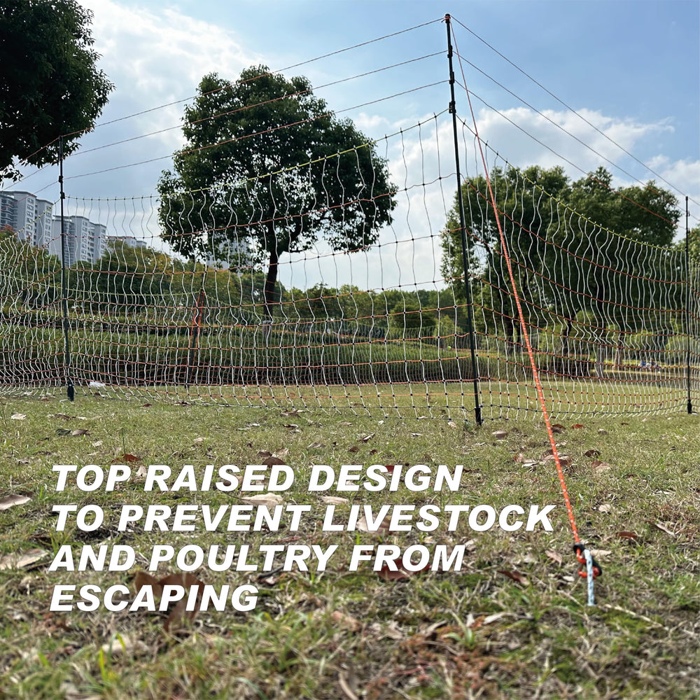 FMFenceTrix posts and mini supports ensuring minimal rope sag