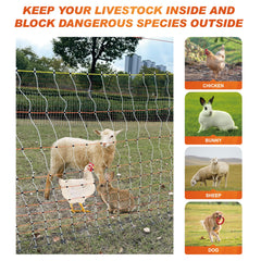 FMFenceTrix top electrified ropes with insulators deterring flyers