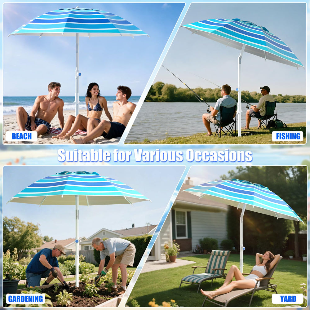 Fncanta umbrella folded in nylon carry bag for lightweight, easy transport