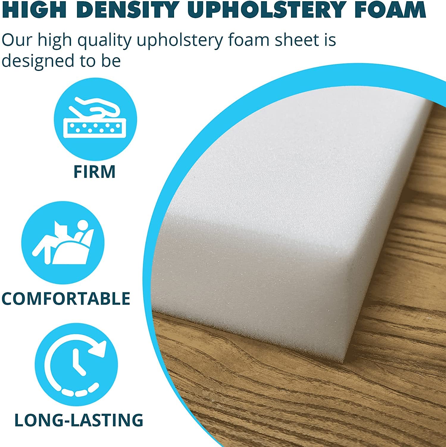 Foamma top surface texture shot highlighting consistent foam cell structure for comfort