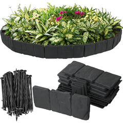 Focefec front view showing full 30-piece edging set and benefits